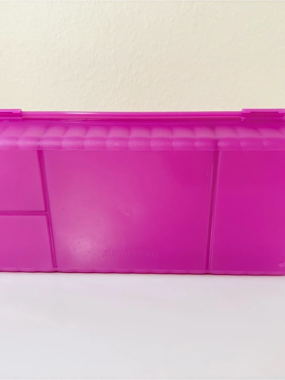 Tupperware compartments box